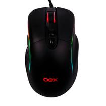 Mouse Gamer Titan MS318 Usb 7 Botoes Led Rgb OEX Game Preto Mouse Gamer Titan MS318 Usb 7 Botoes Led Rgb OEX Game Preto