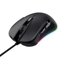 Mouse Gamer Trust Ybar Rgb 7200dpi 6 Botoes Cor Preto