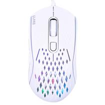 Mouse Gamer USB 7 Botões RGB 7200DPI MK397 Clanm Slits Branco