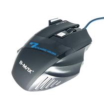 Mouse Gamer USB alta precisão jogos Black 2400dpi B-Max X7