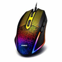 Mouse Gamer Usb Led Rgb 6 Botões 3600dpi B-max Para Jogos