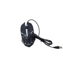 Mouse Gamer Usb Lehmox Ley-206 12000 Dpi Cor Preto