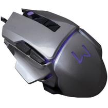 Mouse Gamer - USB - Multilaser Warrior - MO262 - (3200 DPI, Grafite)