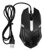 Mouse Gamer Usb Óptico Ergonômico Plug & Play 1600dpi C/ Led - Knup