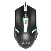 Mouse gamer usb preto led rainbow 1500 dpi amani vinik