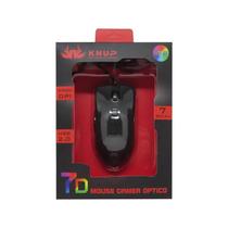 Mouse Gamer Usb Ultrafast Led Knup 4800Dpi Kp-Mu008