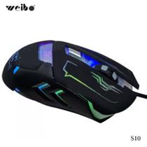 Mouse Gamer Usb Weibo S10 Gaming 6 Botones Rgb 3200 dpi 6d cor preto Mouse Gamer Usb Weibo S10 Gaming 6 Botones Rgb 3200 dpi 6d cor preto
