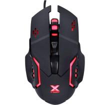 Mouse Gamer Vinik VX Gaming Galatica, LED Vermelho, 6 Botões, 2400DPI - 30991