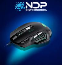 Mouse Gamer Viper Pro Python 3600 Dpi 05 Botões 4 Velocidades Disparos Duplos USB Preto