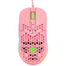 Mouse Gamer VX Gaming Void com LED RGB- 7600 DPI Rosa com Cabo USB 1.8 Metro - MGV120R - Vinik