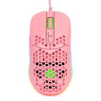 Mouse Gamer VX Gaming Void Com Led RGB 7600 DPI Rosa Com Cabo USB 1.8 Metro - Vinik