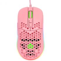 Mouse Gamer Vx Gaming Void Led Rgb Rosa 7600 Dpi Cabo Usb