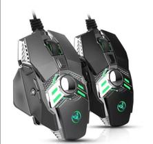 Mouse Gamer Warrior Fy-701 Dpi 4800 7 Botoes Com Led