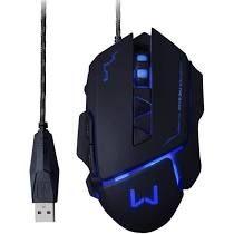 Mouse Gamer Warrior Ivor 3200DPI 7 Botões Controle DPI Preto - MO261 Mouse Gamer Warrior Ivor 3200DPI 7 Botões Controle DPI Preto - MO261