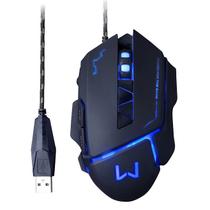 Mouse Gamer Warrior Ivor 3200DPI 7 Botões Controle DPI Preto - MO261