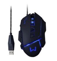 Mouse Gamer Warrior Ivor 3200DPI 7 Botões Controle DPI Preto - MO261