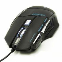 Mouse Gamer X Soldado GM-700 USB com iluminação e cabo em nylon 7D extreme - Infokit