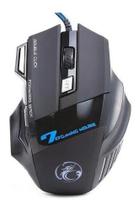 Mouse Gamer X7 Black Profissional Led Rgb 6000 Dpi Usb 3.0 Com Fio