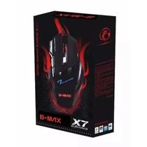 Mouse Gamer X7 com 7 Botões Design Ergonômico e LED Preto