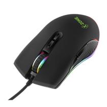 Mouse gamer Xzone 16400 dpi GMF-02 Ergonômico, 7 Botões Programavéis, com Níveis de DPI, RGB, USB, Profissional, Gaming House, de Campeonato