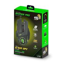 Mouse Gaming Elg Sniper Pro MGSP USB Ate 6.400 Dpi