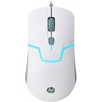 Mouse Gaming HP M100S USB até 3.200 DPI - Branco / Cinza