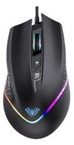 Mouse Gammer Rgb Led 6400dpi 7 Botões Programáveis Com Fio - Aula