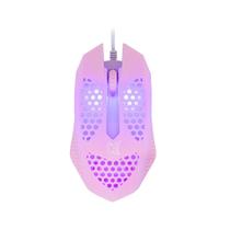 Mouse Geek Pro Series Com fio USB 2.0 Rosa com LED - Maxprint