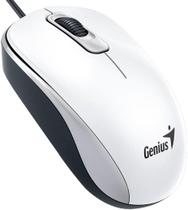 Mouse Genius DX-110 USB 1000 DPI Branco Com Fio 3 Botões Mouse Genius DX-110 USB 1000 DPI Branco Com Fio 3 Botões
