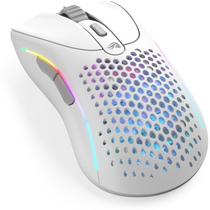 Mouse Glorious Gaming, modelo D 2, ergonômico sem fio, 66g, branco