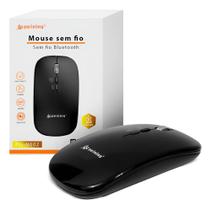 Mouse Home Office Moderno Ultrafino Sem Fio Recarregável Cor Preto