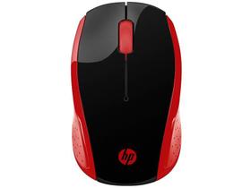 Mouse HP Sem Fio 200 Oman Vermelho - 2HU82AA