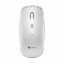 Mouse Hrebos Sem Fio Wireless Design Moderno E Rápido Modelo If-760 Cor Prata