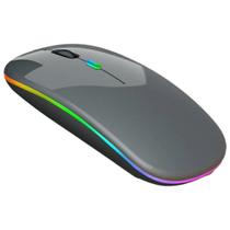 Mouse Imice E-1300 carregando de modo duplo sem fio (Cinza)