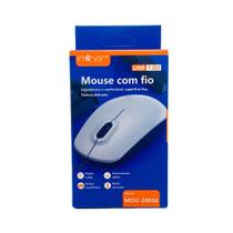 Mouse Inova Com Fio USB 1.2 Metros Prata