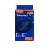 Mouse Inova Com Fio USB 1.2 Metros Preto MOU-20056
