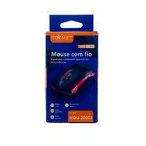 Mouse Inova Com Fio USB 1.2 Metros Preto