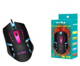 Mouse Jogo 3200 Dpi Rgb Led Weibo M39 Jogador Notebook Pc