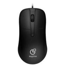Mouse Keytime Office Essential 3 Botões 1200DPI Com Cabo Preto