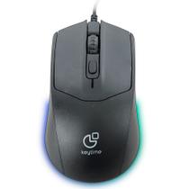 Mouse Keytime Office Vanguard 4 Botões Com Fio 2400DPI RGB Preto