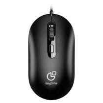 Mouse Keytime Techgear, 2400DPI, USB 2.0, Preto - KYT00004