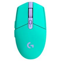 Mouse Logitech G305 Lightspeed Kda - Sem Fio - 12000 Dpi - 6 Botoes - Verde Mint