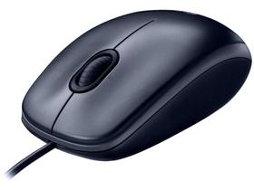 Mouse Logitech Laser 1000DPI 2 Botões M100 Preto