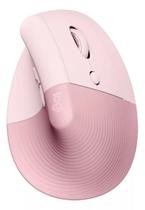 Mouse Logitech Lift Vertical Preto/rosa (910-006466)