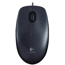 Mouse Logitech M-100 com Fio - Preto 910-001601 Mouse Logitech M-100 com Fio - Preto 910-001601