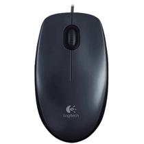 Mouse Logitech M-100 com Fio - Preto 910-001601