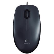 Mouse Logitech M-100 com Fio - Preto 910-001601 Mouse Logitech M-100 com Fio - Preto 910-001601