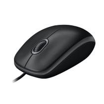 Mouse Logitech M100 com fio USB ambidestro preto Mouse Logitech M100 com fio USB ambidestro preto