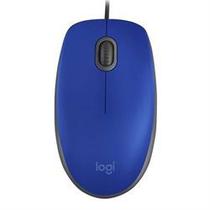 Mouse logitech m110 c/fio azul