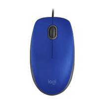 Mouse Logitech M110 Silent Blue C/ Fio - 910-006662